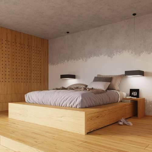 Stropna lampa HORUS 55 crna Cijena