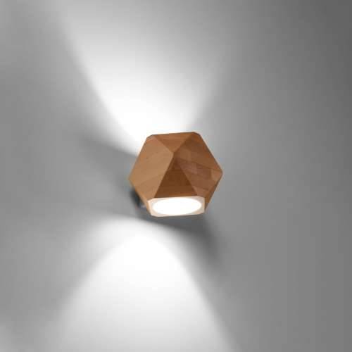 Zidna lampa WOODY prirodno drvo Cijena