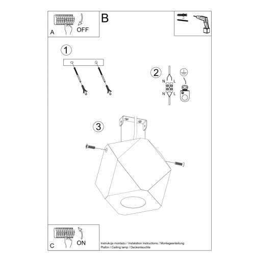 Stropna lampa WOODY 1 prirodno drvo Cijena