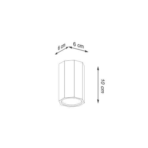 Stropna lampa ZEKE 10 hrast Cijena