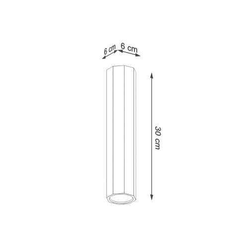 Stropna lampa ZEKE 30 hrast Cijena