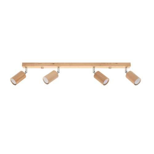 Stropna lampa BERG 4 prirodno drvo Cijena