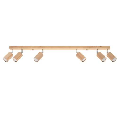 Stropna lampa BERG 6 prirodno drvo Cijena