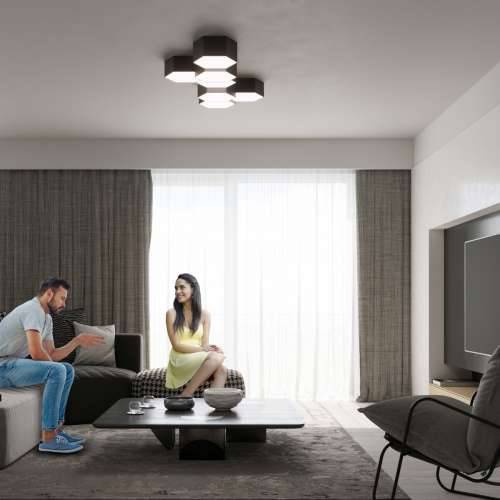 Stropna lampa SUNDE 15 crna Cijena