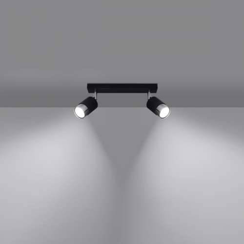 Stropna lampa NERO 2 crna/krom Cijena