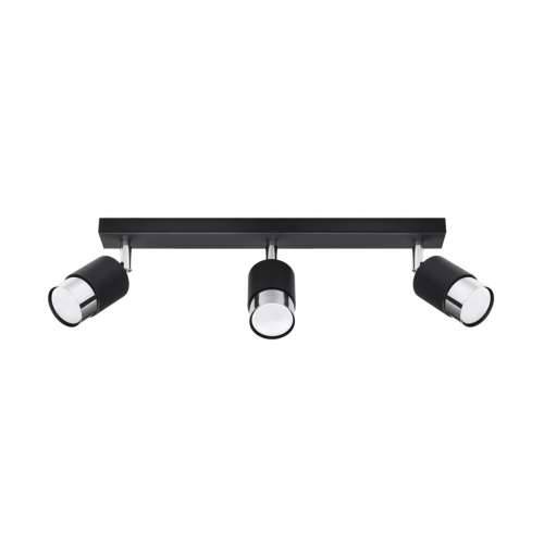 Stropna lampa NERO 3 crna/krom Cijena