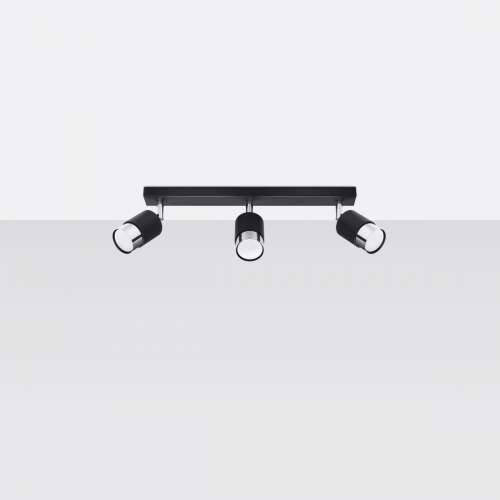 Stropna lampa NERO 3 crna/krom Cijena