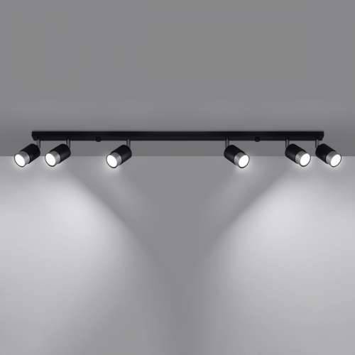 Stropna lampa NERO 6 crna/krom Cijena