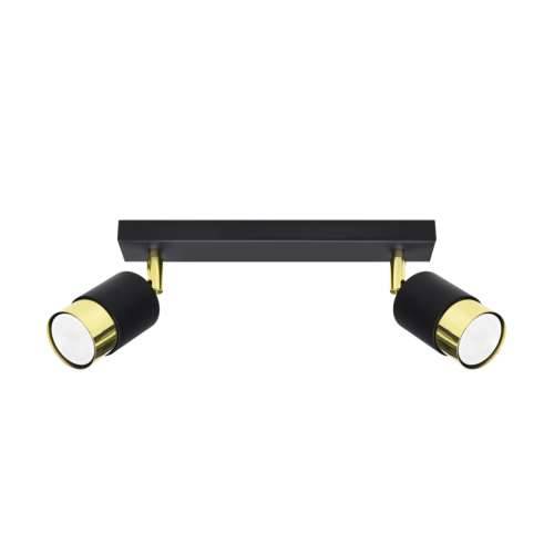 Stropna lampa NERO 2 crna/zlatna Cijena