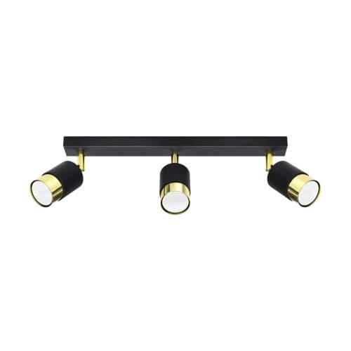 Stropna lampa NERO 3 crna/zlatna Cijena
