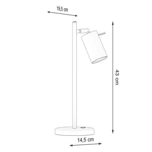 Stolna lampa RING bijela Cijena