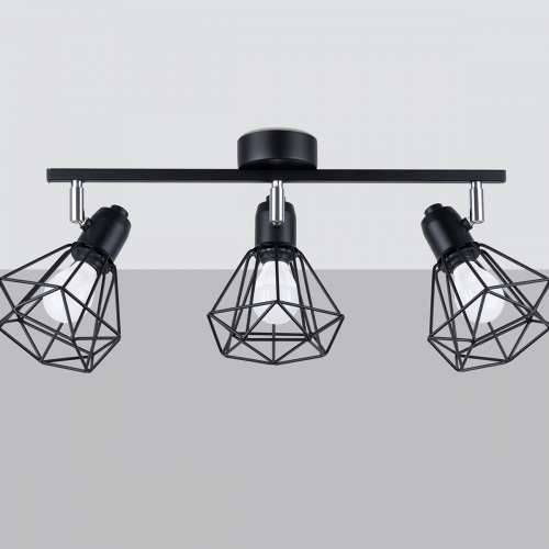 Stropna lampa ARTEMIS 3 crna Cijena