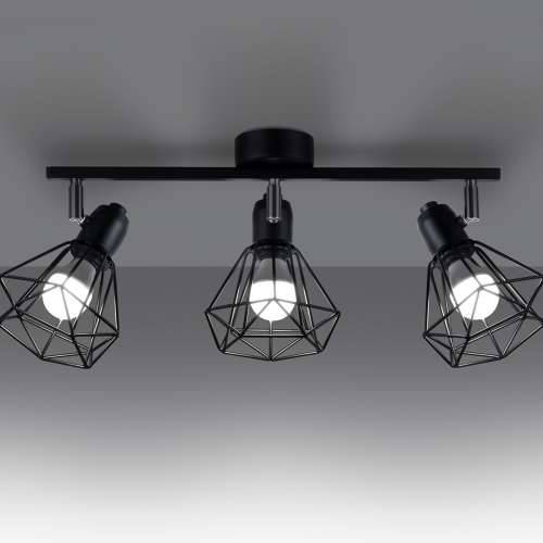 Stropna lampa ARTEMIS 3 crna Cijena