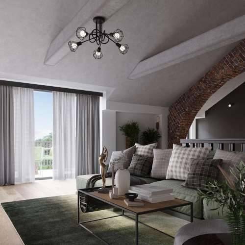 Stropna lampa ARTEMIS 3 crna Cijena