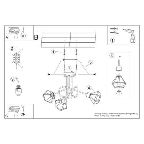 Luster ARTEMIS 3S crni Cijena