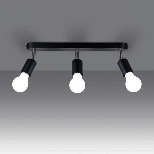 Stropna lampa FORNES 3 crna Cijena