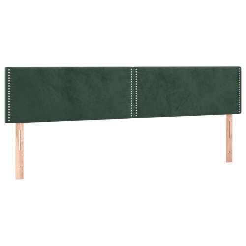 Krevet s oprugama i madracem tamnozeleni 180x200 cm baršunasti - Tamnozelena 180 x 200 cm Obično s čavlima Cijena