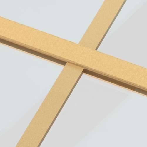 Klizna vrata zlatna 102,5x205 cm prozirno staklo ESG i aluminij - Zlatno 102.5 x 205 cm 1 Rešetke 3 x 2 Cijena