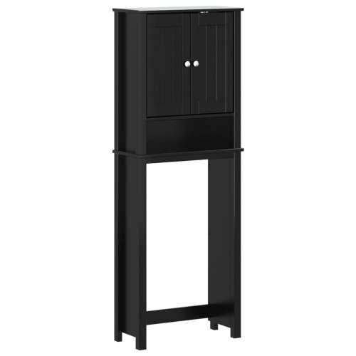 Spremište iznad toaletne školjke BERG crno 60x27x164,5cm drveno - Crna 60 x 27 x 164.5 cm 1 Cijena
