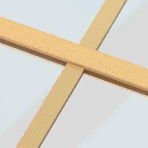 Klizna vrata zlatna 102,5x205 cm prozirno staklo ESG i aluminij - Zlatno 102.5 x 205 cm 1 *Transparent*an Cijena