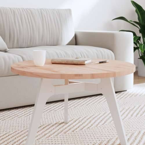 Stolna ploča Ø 70 x 2,5 cm okrugla od masivne bukovine - Svjetlosmeđa 70 x 2.5 cm 1 Cijena