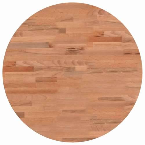 Stolna ploča Ø 50 x 2,5 cm okrugla od masivne bukovine - Smeđa 50 x 2.5 cm 1 Cijena