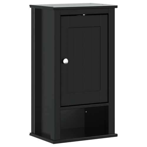 Kupaonski zidni ormarić BERG crni 40 x 27 x 71,5 cm od borovine - Crna 40 x 27 x 71.5 cm 1 Cijena