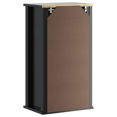 Kupaonski zidni ormarić BERG crni 40 x 27 x 71,5 cm od borovine - Crna 40 x 27 x 71.5 cm 1 Cijena