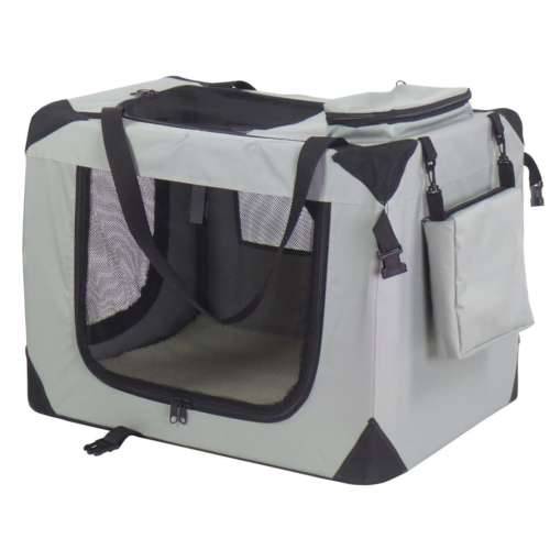 @Pet transporter za pse najlonski 90 x 61 x 65 cm sivi 11074 Cijena