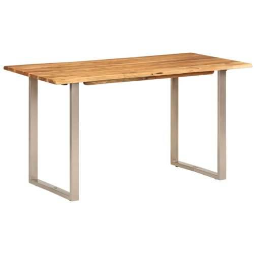Blagovaonski stol 140 x 70 x 76 cm od masivnog bagremovog drva Cijena