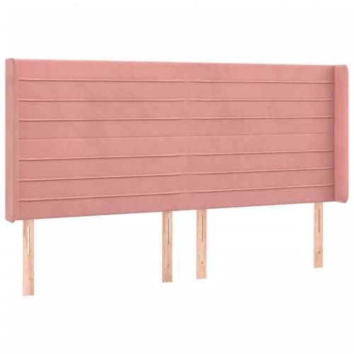 LED uzglavlje ružičasto 183x16x118/128 cm baršunasto - Ružičasta 183 x 16 x 118/128 cm 1 Cijena