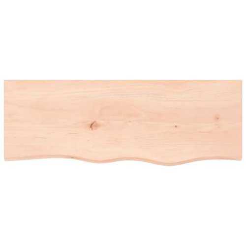 Kupaonska radna ploča 80x30x(2-6) cm netretirano masivno drvo - Prirodna 80 x 30 x 6 cm Cijena