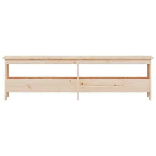 Klupa za predsoblje 160 x 28 x 45 cm od masivne borovine - Prirodna 160 x 28 x 45 cm Cijena