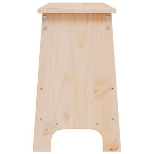 Klupa za predsoblje 160 x 28 x 45 cm od masivne borovine - Prirodna 160 x 28 x 45 cm Cijena