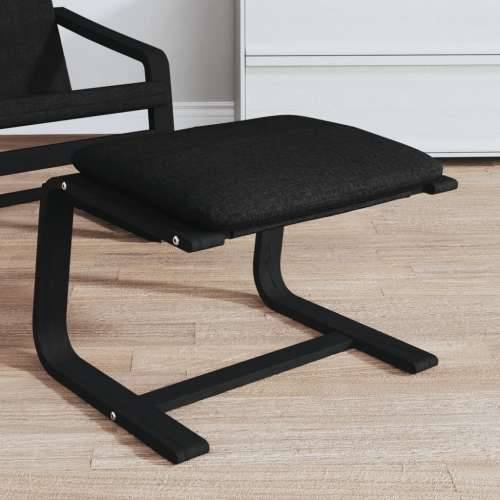 Tabure crni 51 x 41 x 40 cm od tkanine - Crna 1 Cijena