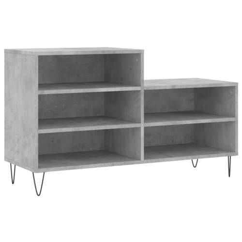 Ormarić za cipele boja betona 102x36x60 cm konstruirano drvo - Beton siva 1 Cijena