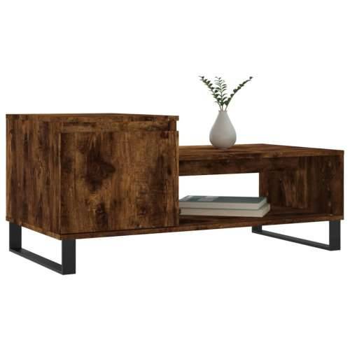Stolić za kavu boja hrasta 100x50x45 cm konstruirano drvo - Dimljeni hrast 1 Cijena