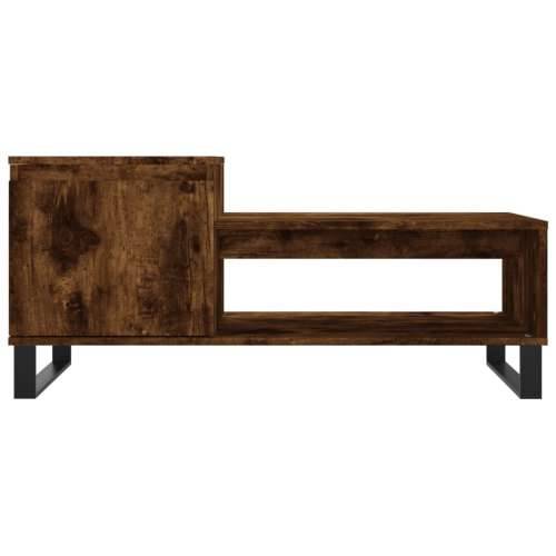 Stolić za kavu boja hrasta 100x50x45 cm konstruirano drvo - Dimljeni hrast 1 Cijena