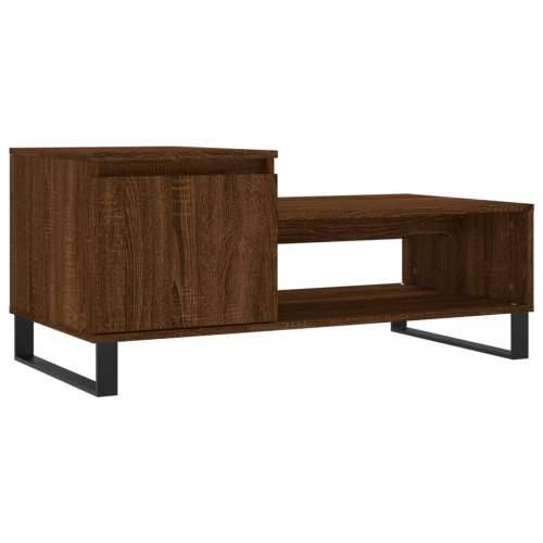 Stolić za kavu boja hrasta 100 x 50 x 45 cm konstruirano drvo - Smeđi hrast 1 Cijena