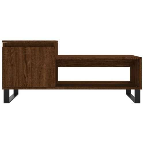 Stolić za kavu boja hrasta 100 x 50 x 45 cm konstruirano drvo - Smeđi hrast 1 Cijena