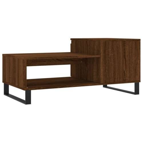 Stolić za kavu boja hrasta 100 x 50 x 45 cm konstruirano drvo - Smeđi hrast 1 Cijena