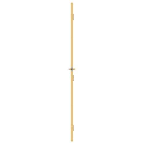 Sobna vrata tanka zlatna 83x201,5 cm kaljeno staklo i aluminij - Zlatna i prozirna 83 x 201.5 cm 1 Mreže 4 x 2 Cijena