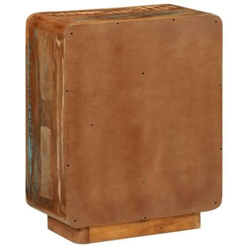 Komoda s 3 ladice 55 x 30 x 70 cm od masivnog obnovljenog drva Cijena