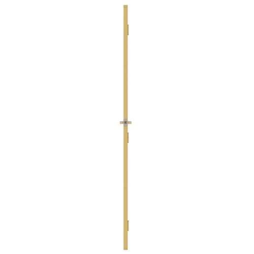Sobna vrata tanka zlatna 76x201,5 cm kaljeno staklo i aluminij - Zlatna i prozirna 76 x 201.5 cm 1 3 vodoravne šipke Cijena