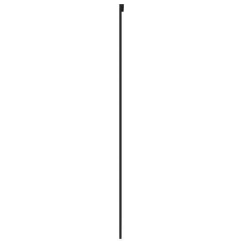 Klizna vrata crna 90 x 205 cm od kaljenog stakla i aluminija - Crna i mat 90 x 205 cm 1 Rešetke 3 x 2 Cijena