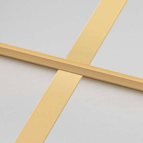 Sobna vrata tanka zlatna 93x201,5 cm kaljeno staklo i aluminij - Zlatna i mat 93 x 201.5 cm 1 Mreže 4 x 2 Cijena
