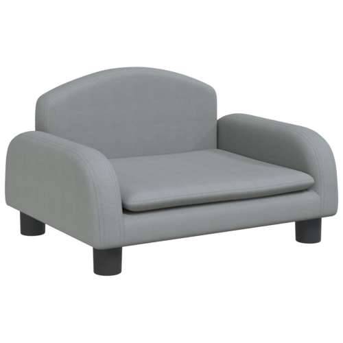 Krevet za pse svjetlosivi 50x40x30 cm od tkanine - Svjetlosiva 50 x 40 x 30 cm tkanina Cijena