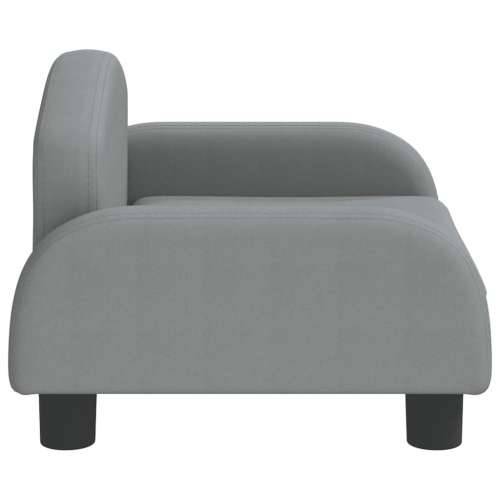 Krevet za pse svjetlosivi 50x40x30 cm od tkanine - Svjetlosiva 50 x 40 x 30 cm tkanina Cijena