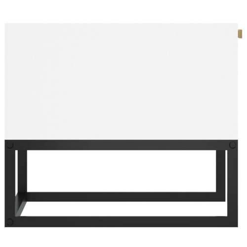 Stolić za kavu bijeli 80x40x35 cm konstruirano drvo i željezo - Bijela 1 Cijena