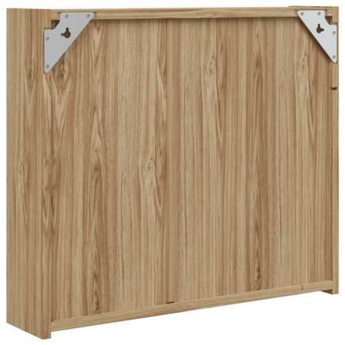 Kupaonski ormarić s ogledalom i LED svjetlom boja hrasta - Boja hrasta 60 x 13 x 52 cm 1 Cijena